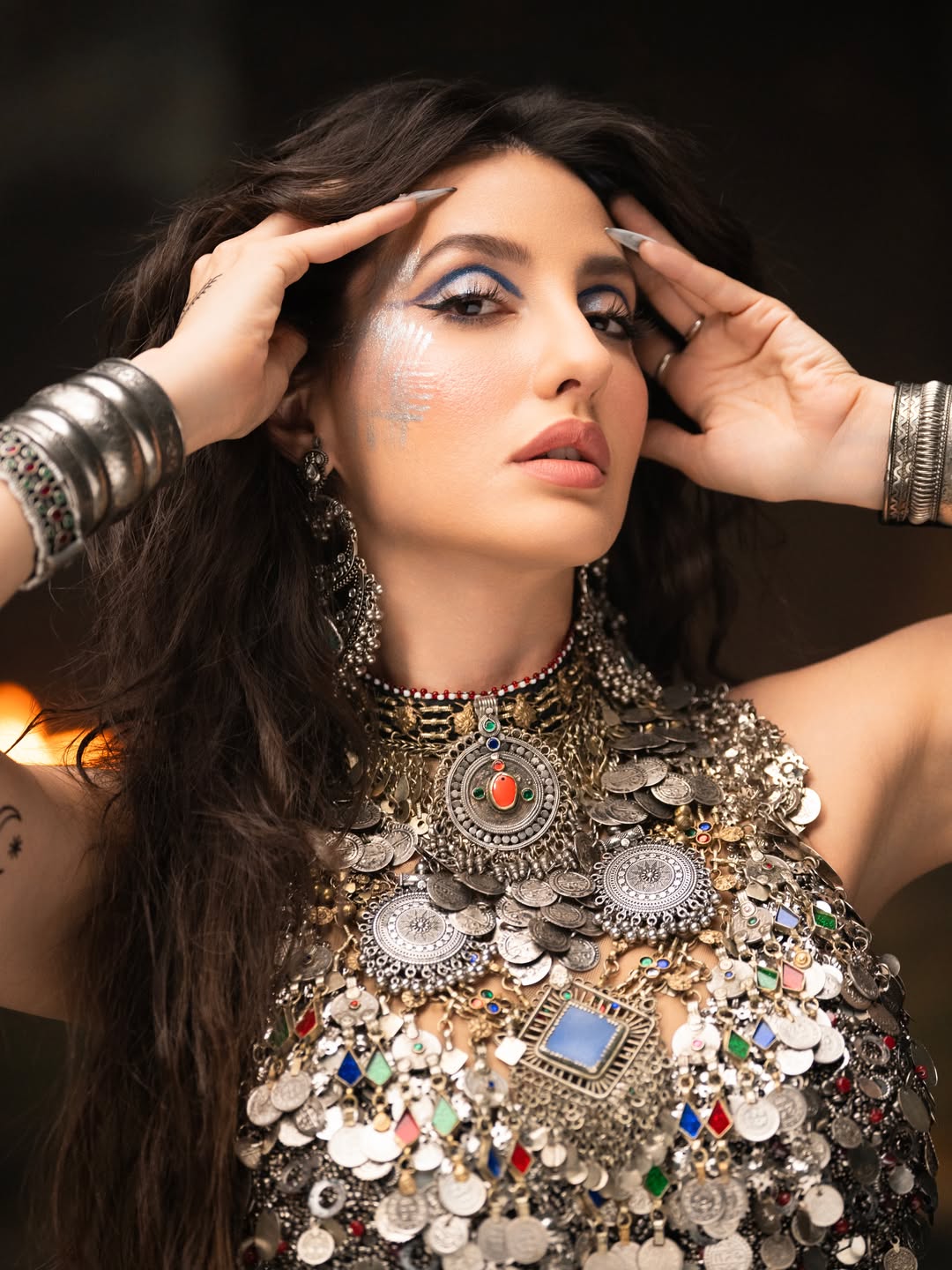 Nora Fatehi modern cultural fashion look