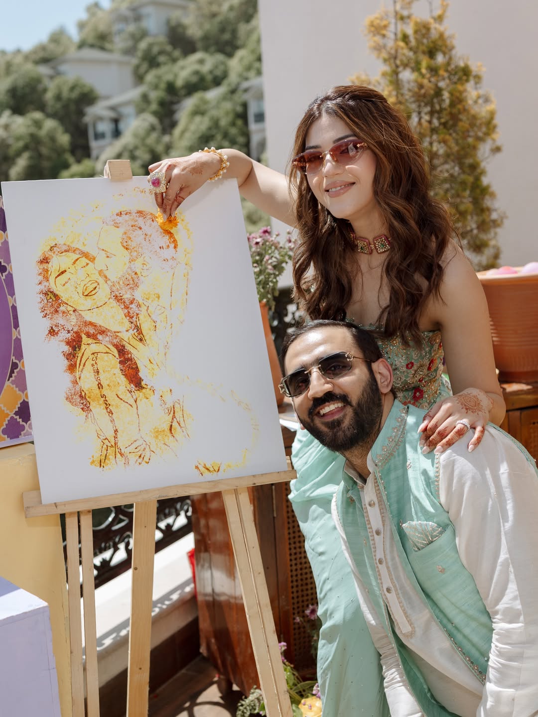 Mehreen Pirzada Haldi Photos