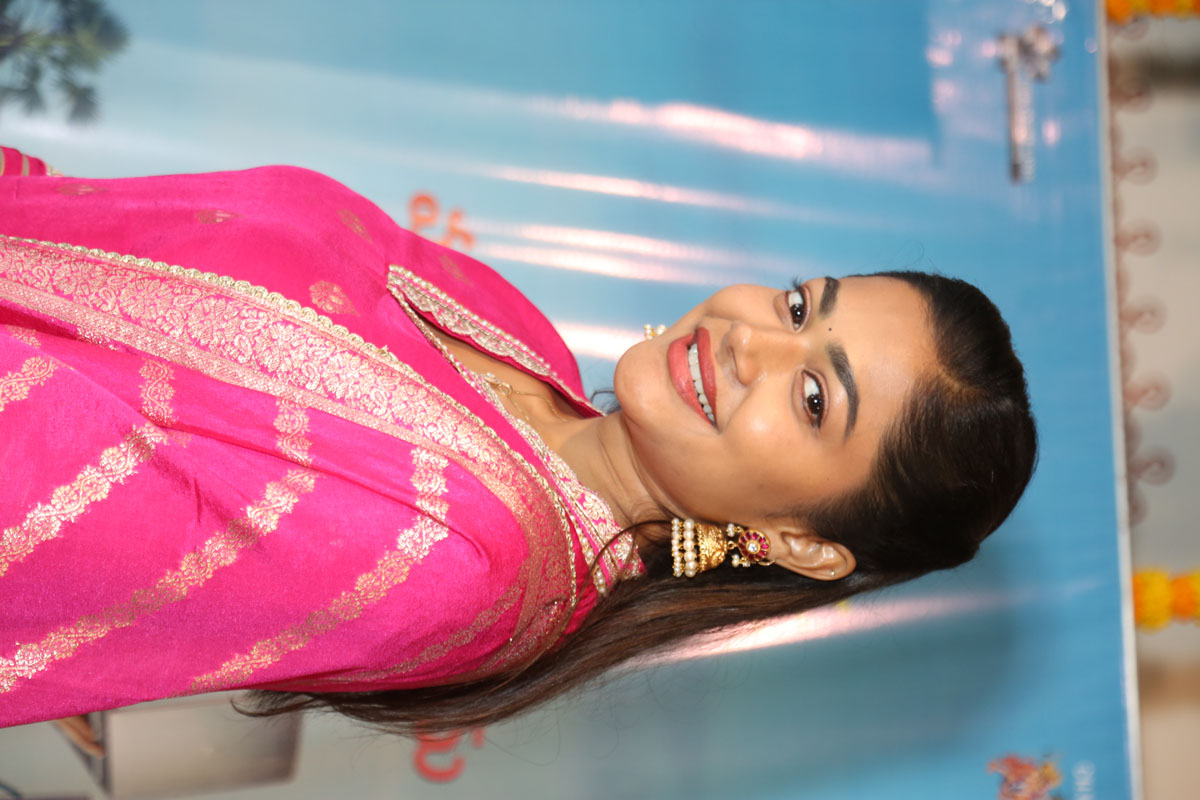 Payal Radhakrishna in elegant pink attire
