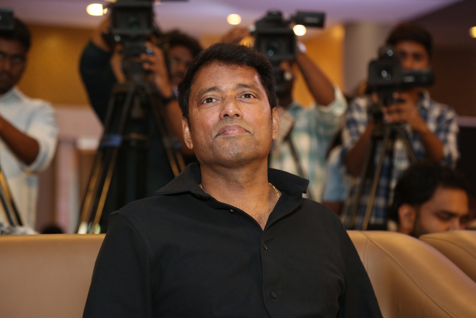 Rathnavelu seated at PEDDI press meet