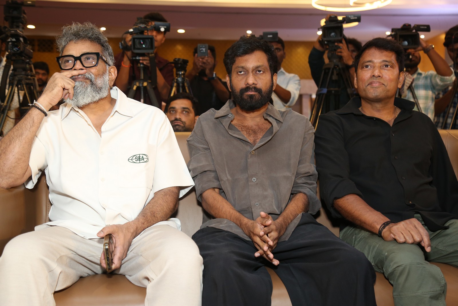 Sukumar Buchi Babu Rathnavelu seated together