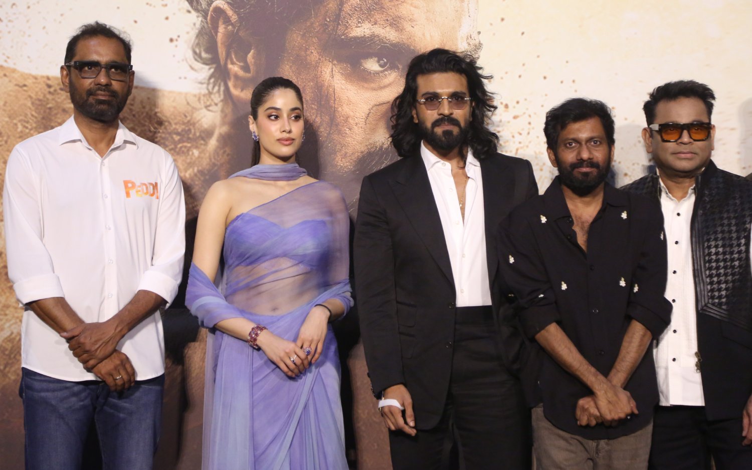 Peddi cast and crew Mumbai event