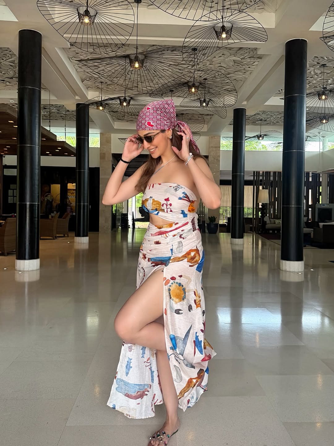 Raai Laxmi flaunting glamorous fashion with bold attitude