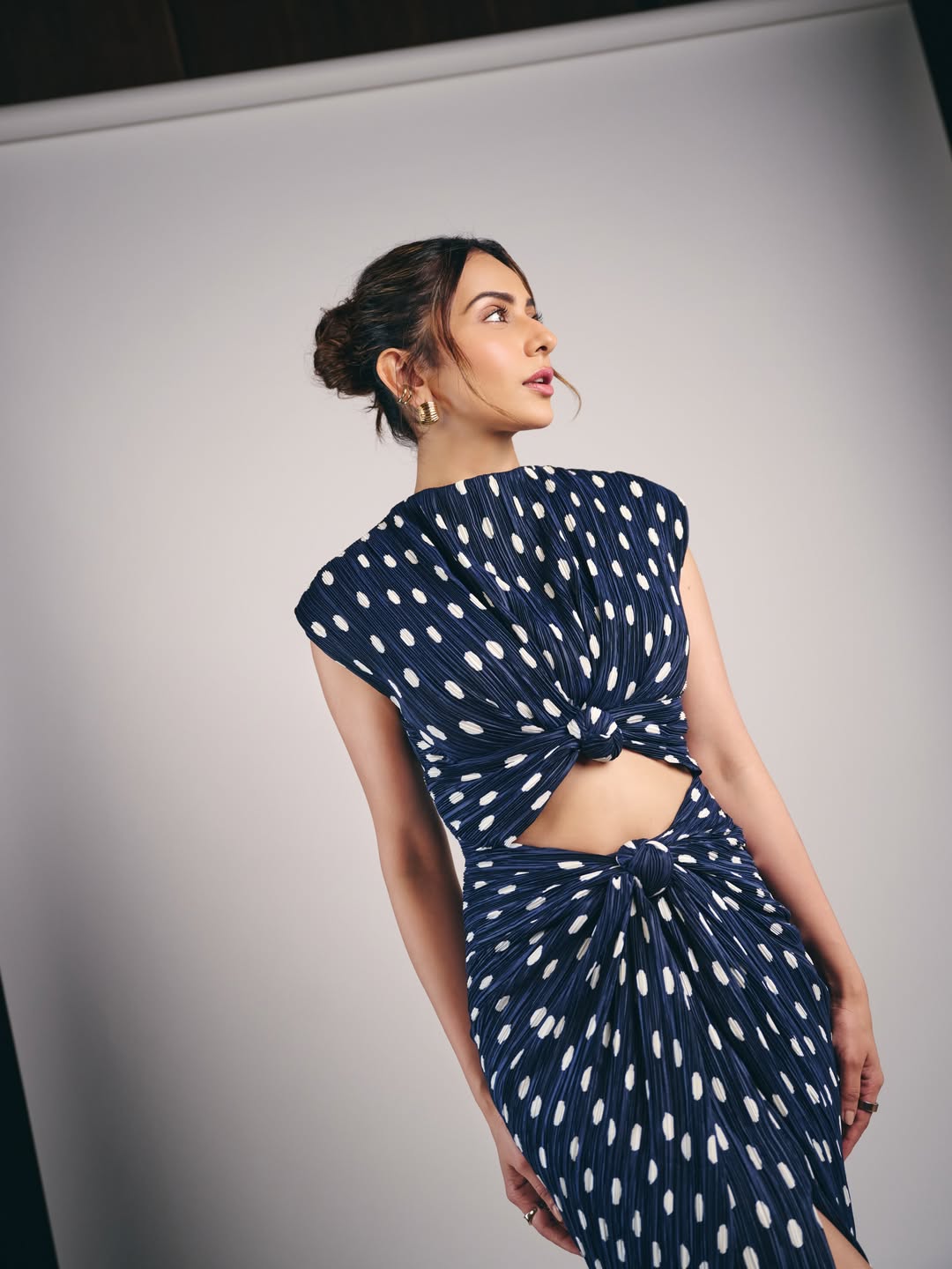 Polka Dot Perfection With Contemporary Glam