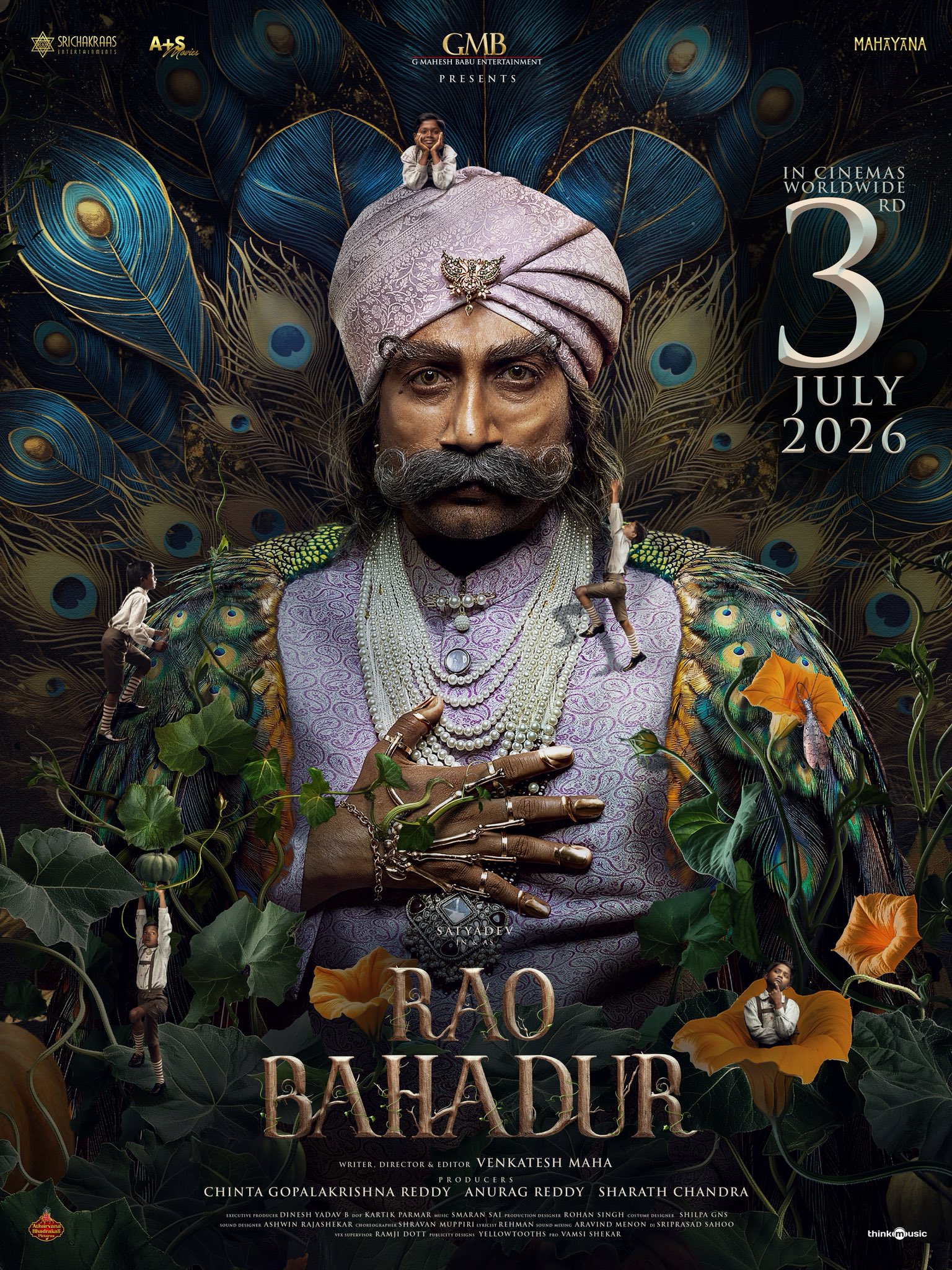 Promotional artwork for Rao Bahadur ahead of its theatrical release on July 3, 2026.