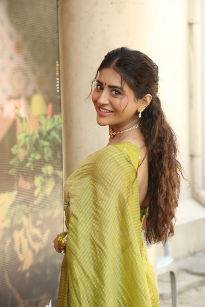 Rashi Singh posing in elegant traditional outfit