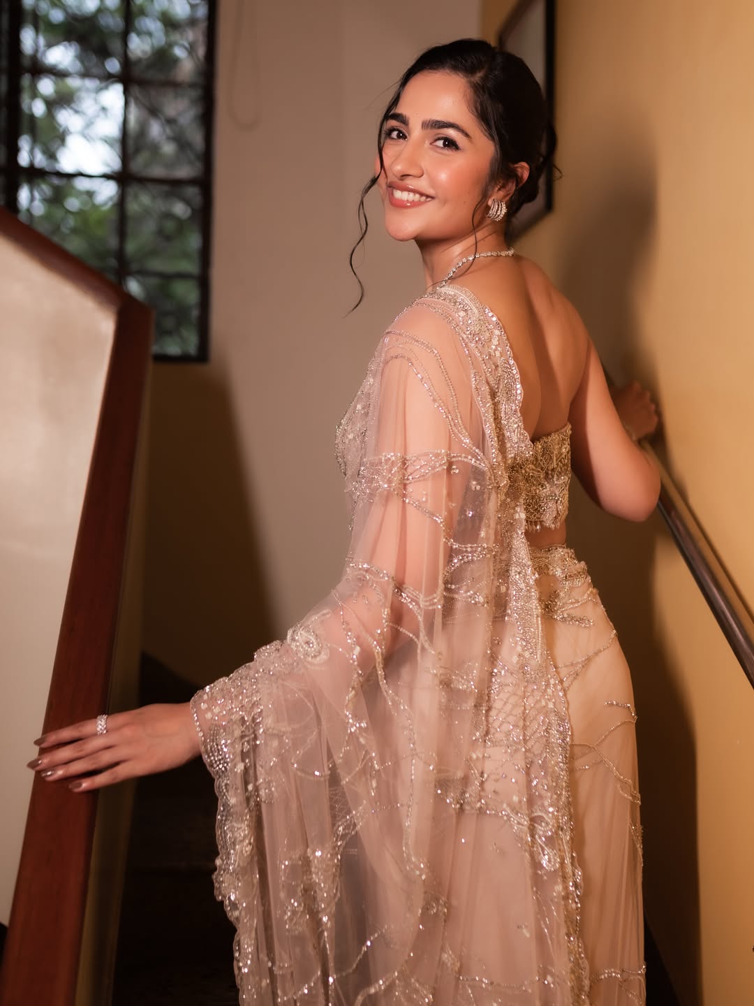 Rukmini Vasanth stylish sparkling ensemble