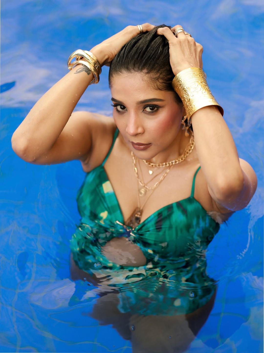 Poolside Fashion With A Luxury Editorial Feel