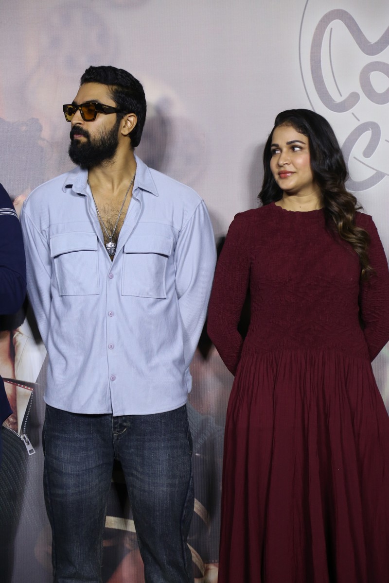 Dev Mohan Lavanya Tripathi captured at launch