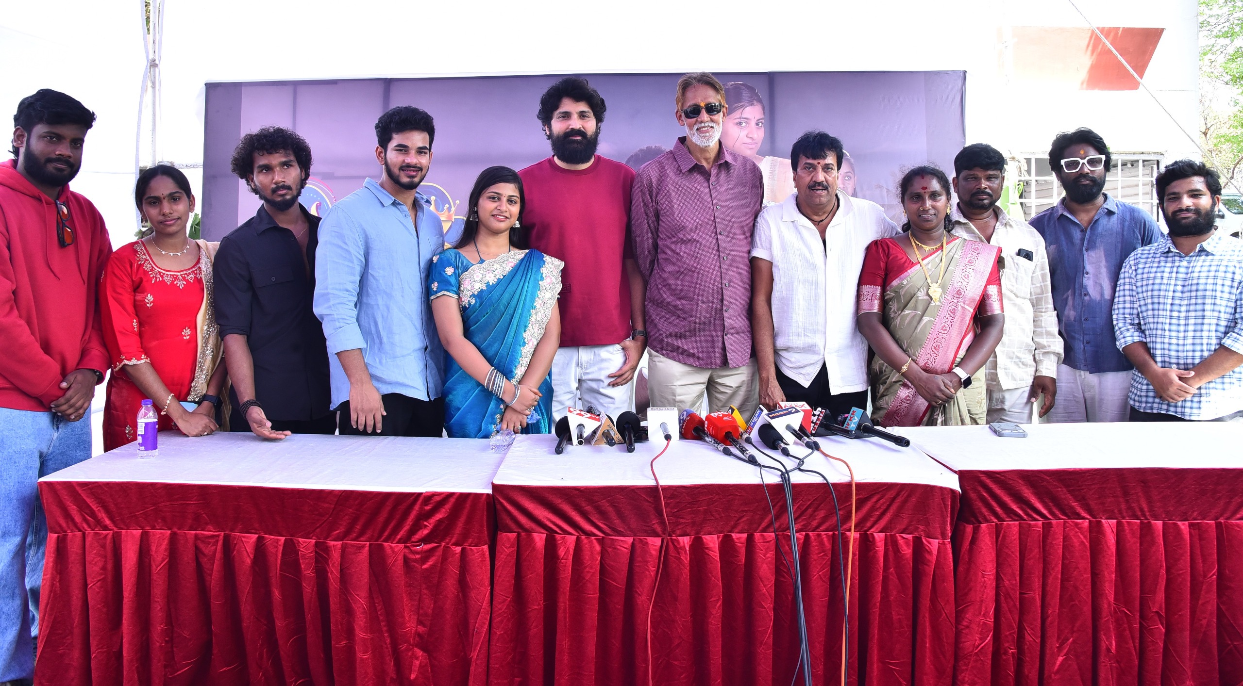 Savithri cast and crew at launch