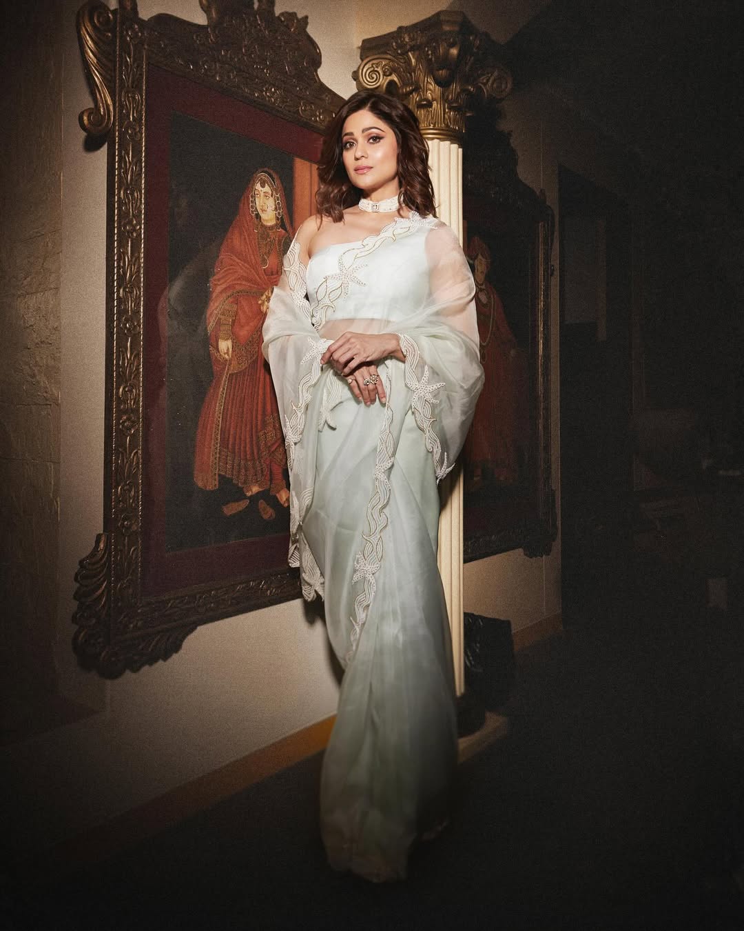 Ethereal Mint Saree That Radiated Timeless Beauty