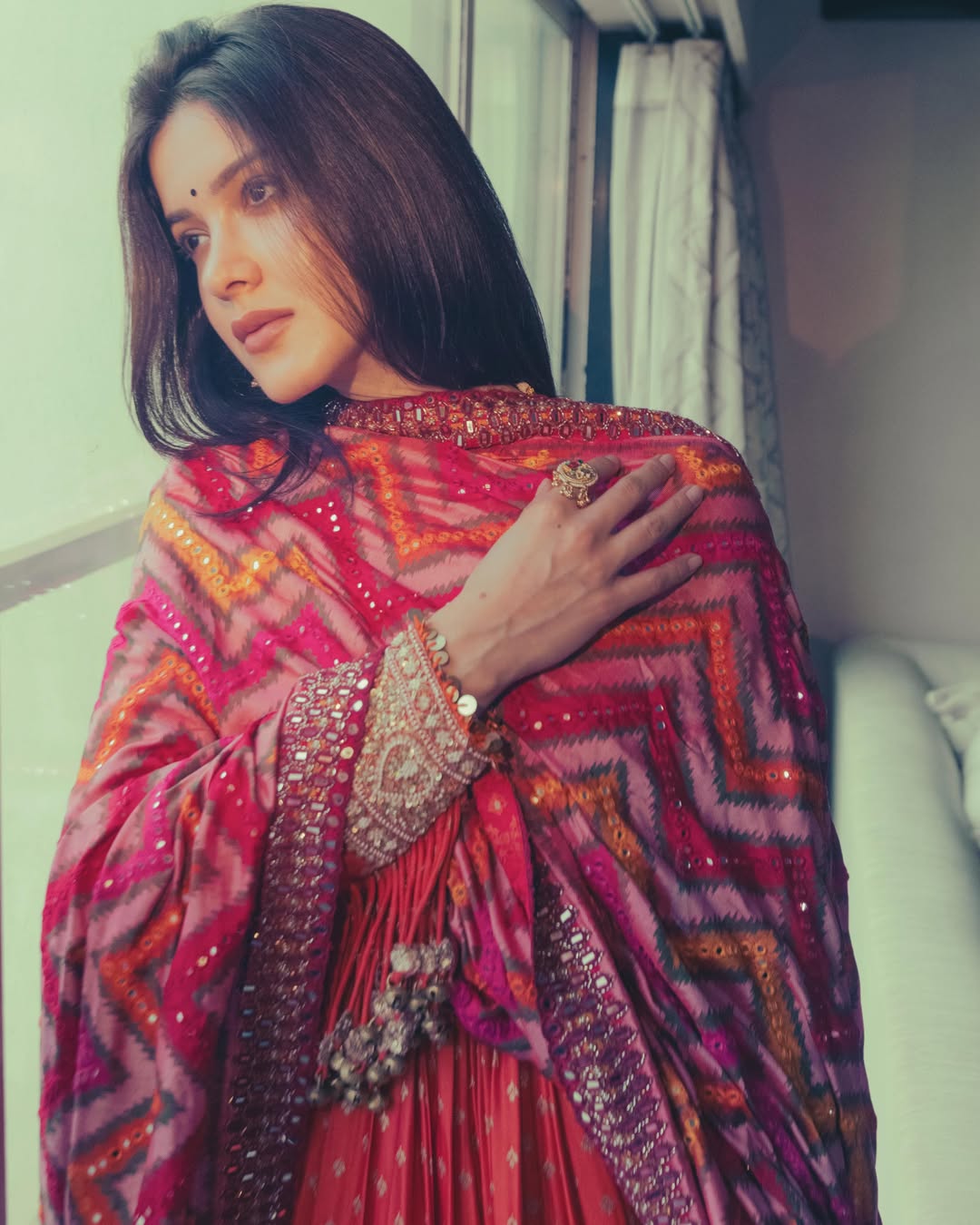 Shanaya Kapoor flaunting bold zigzag fashion style