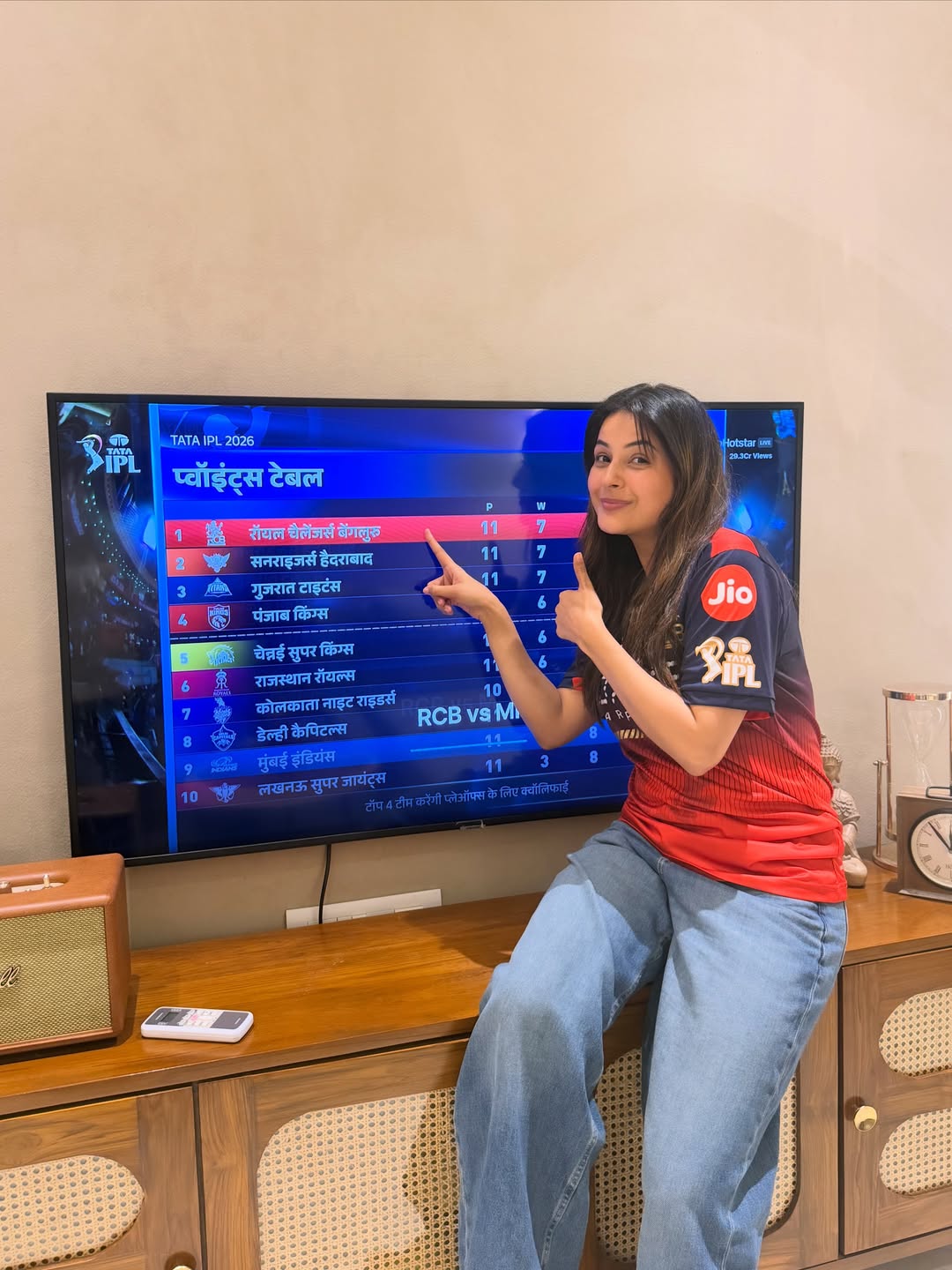 Shehnaaz Gill Grabs Attention At IPL 2026 Match