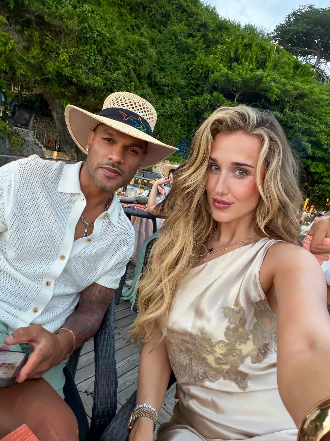 About Shikhar Dhawan and Sophie Shine