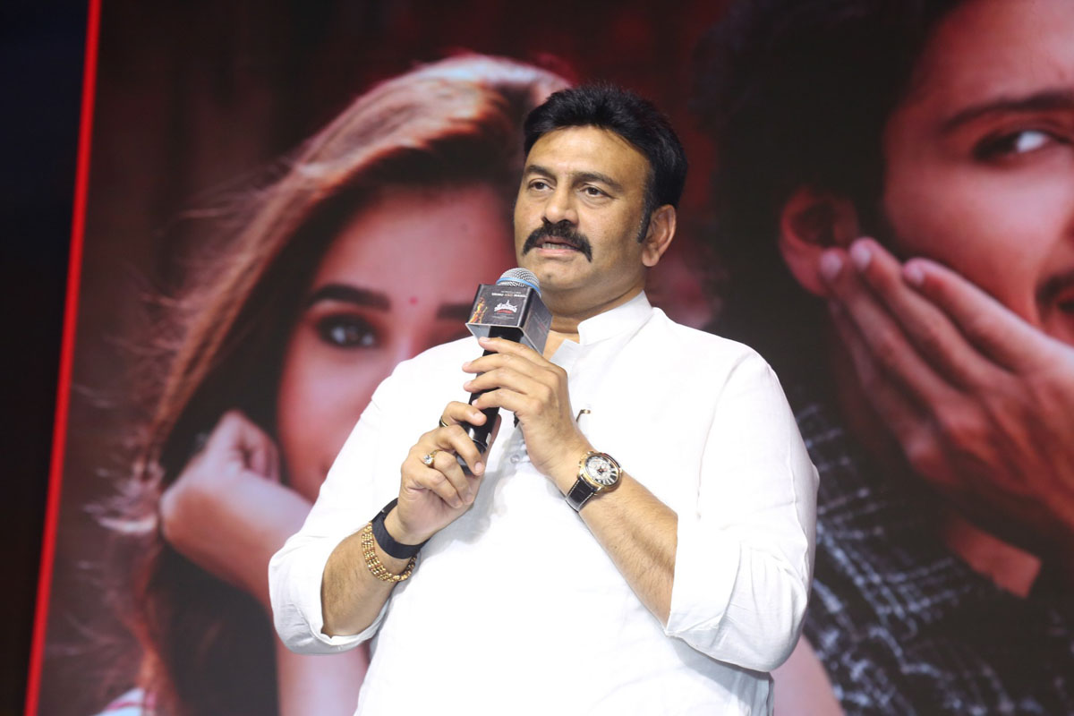 Raghu Rama Krishna Raju speaking at event