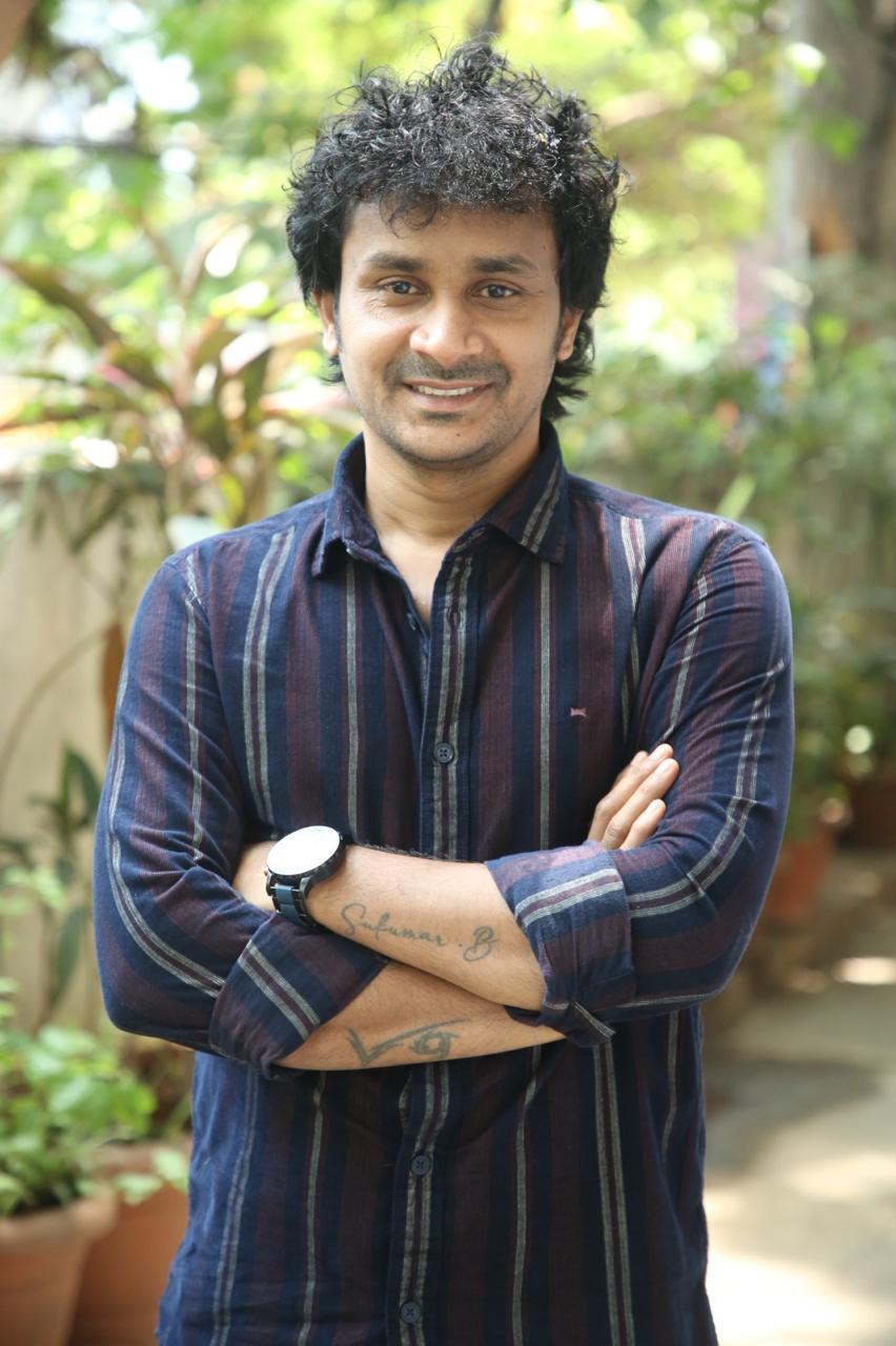 Suvixith Bojja in stylish casual striped outfit