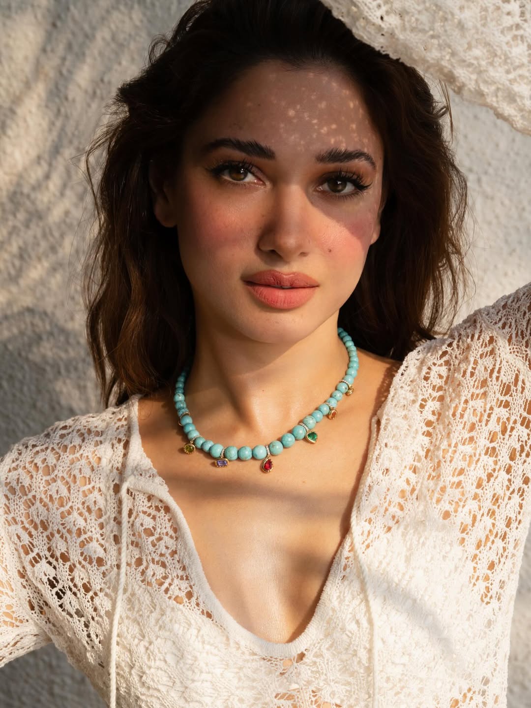 Tamannaah Bhatia flaunting glamorous look with bold accessories