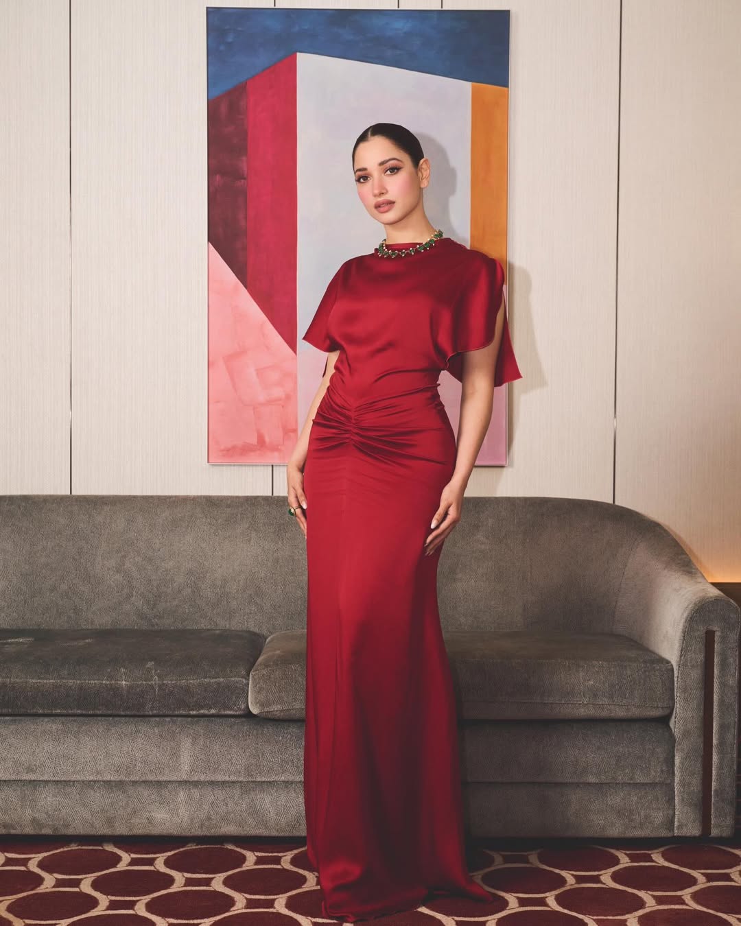 Tamannaah Bhatia elegant red carpet appearance