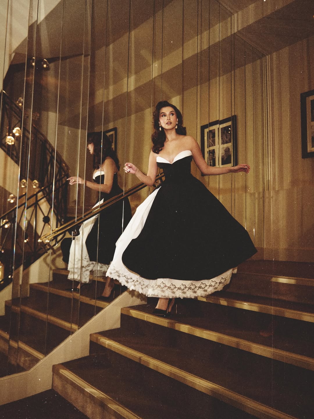 The Black And White Gown That Stole Attention