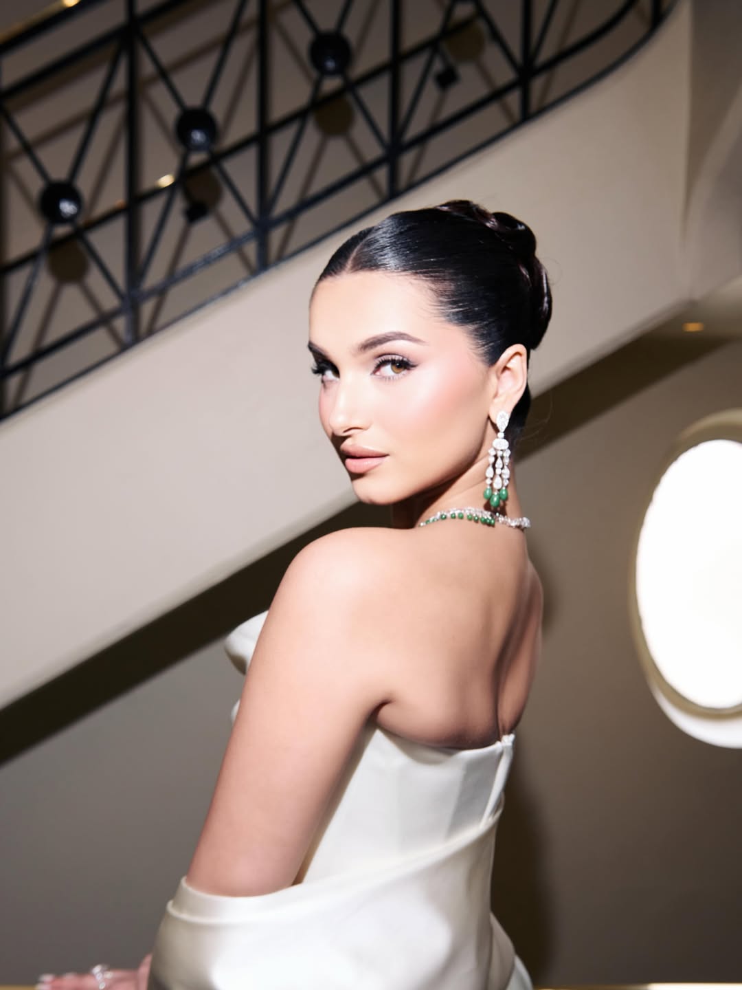 Tara Sutaria in ivory Cannes gown