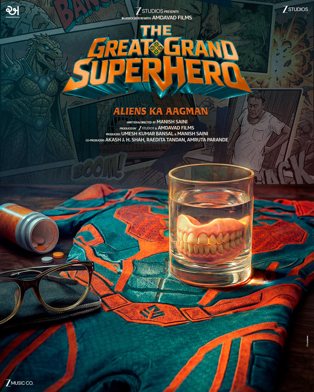 The Great Grand Superhero Aliens Ka Aagman official poster