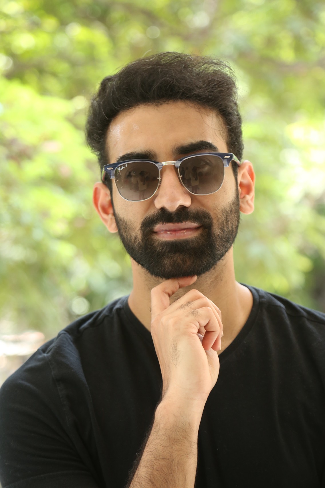Akash Goparaju thoughtful stylish appearance