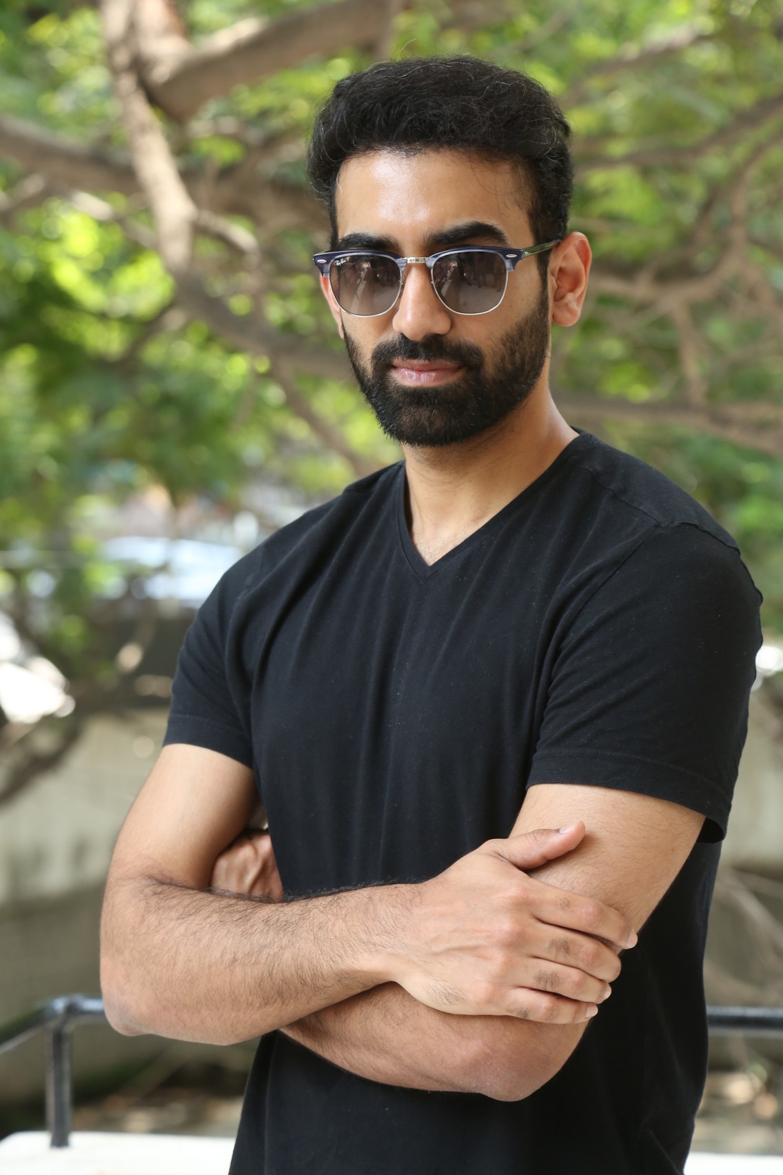 Akash Goparaju confident modern fashion look