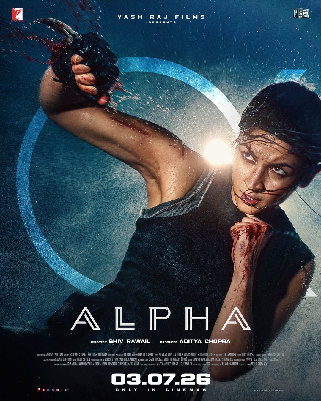 Alia Bhatt ALPHA movie look