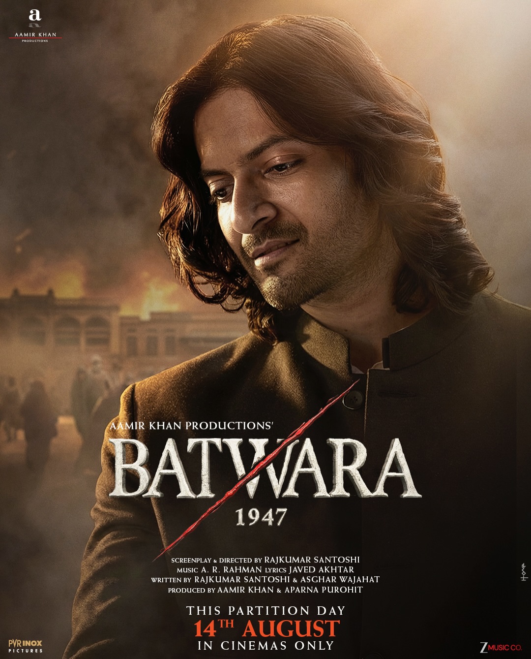 Ali Fazal first look from Batwara 1947