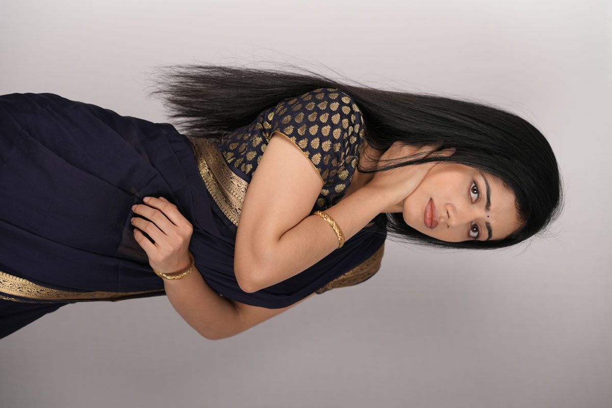 Bhairavi Ardhya Deka posing in stylish saree