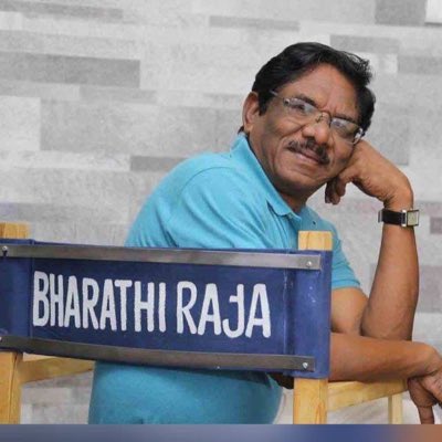 Bharathiraja on director chair