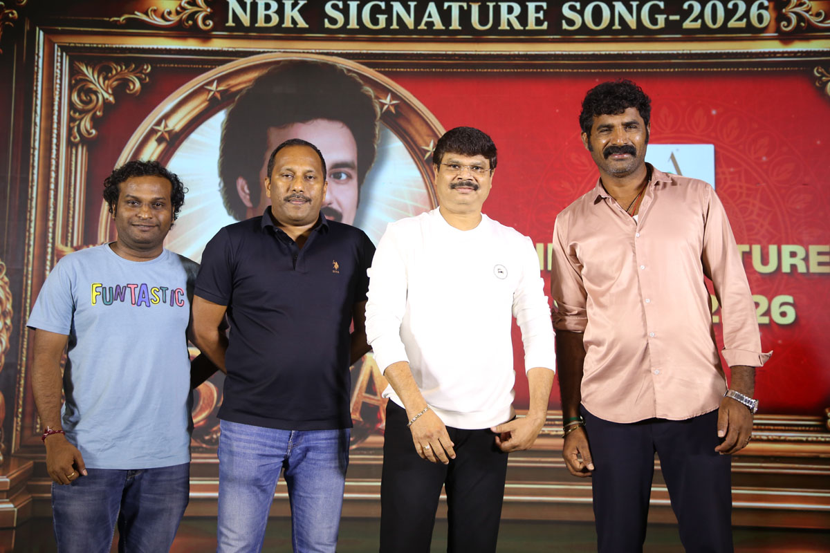 Racha Ravi Boyapati Srinu media pose