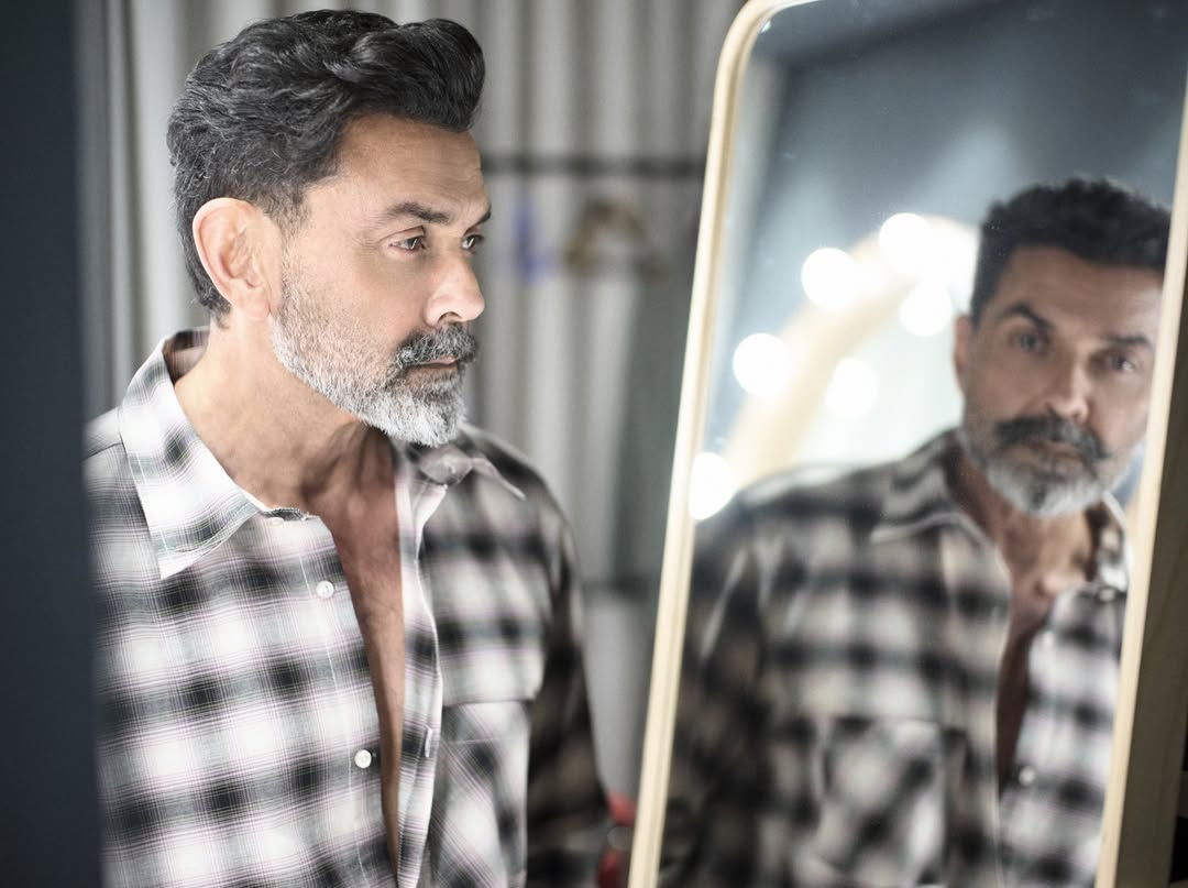 Rugged Charisma in Classic Plaid