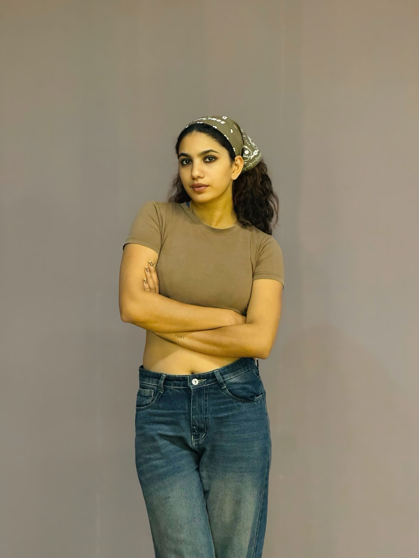 Deepa Thomas casual denim style