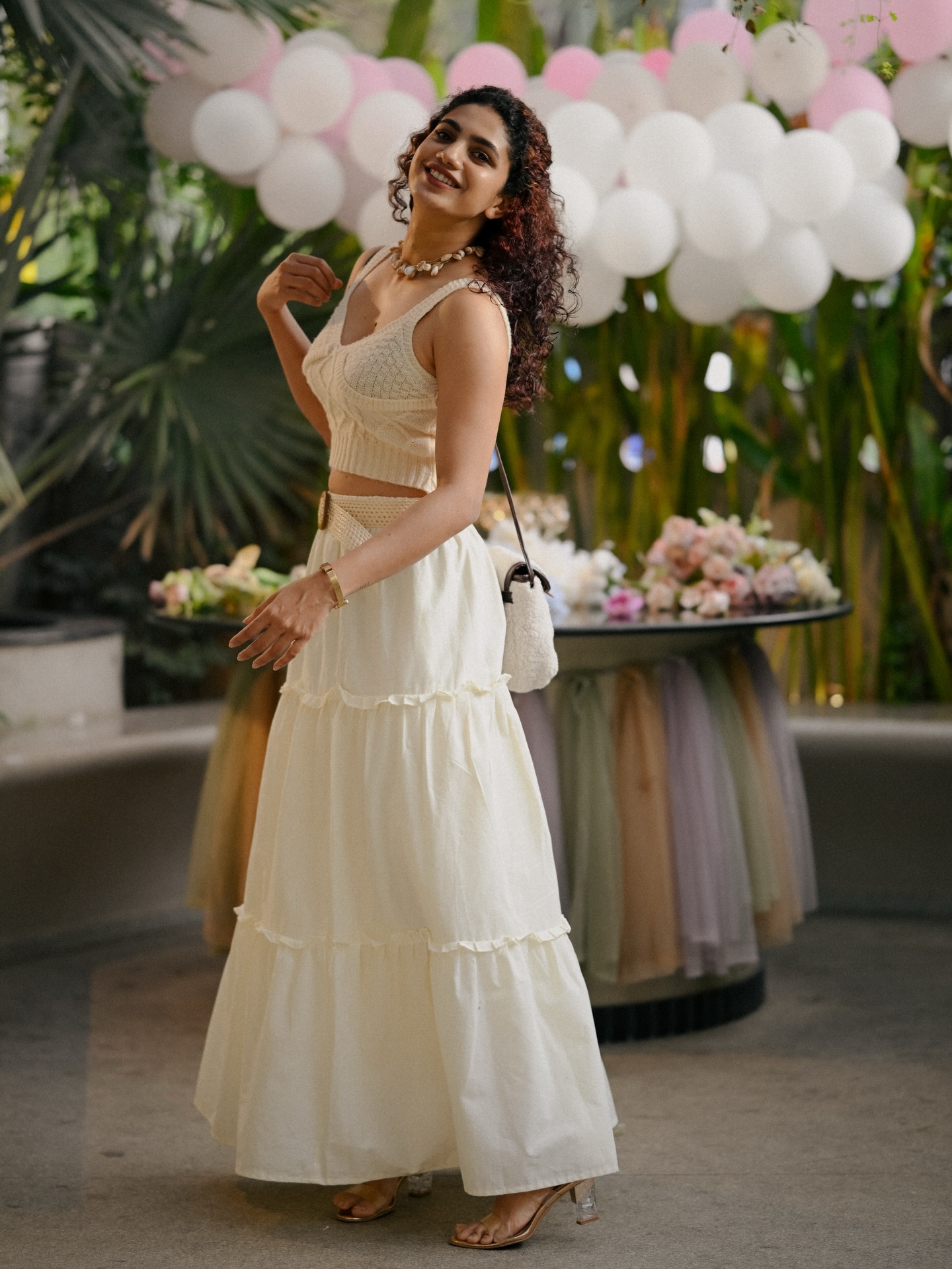 Deepa Thomas celebration fashion look