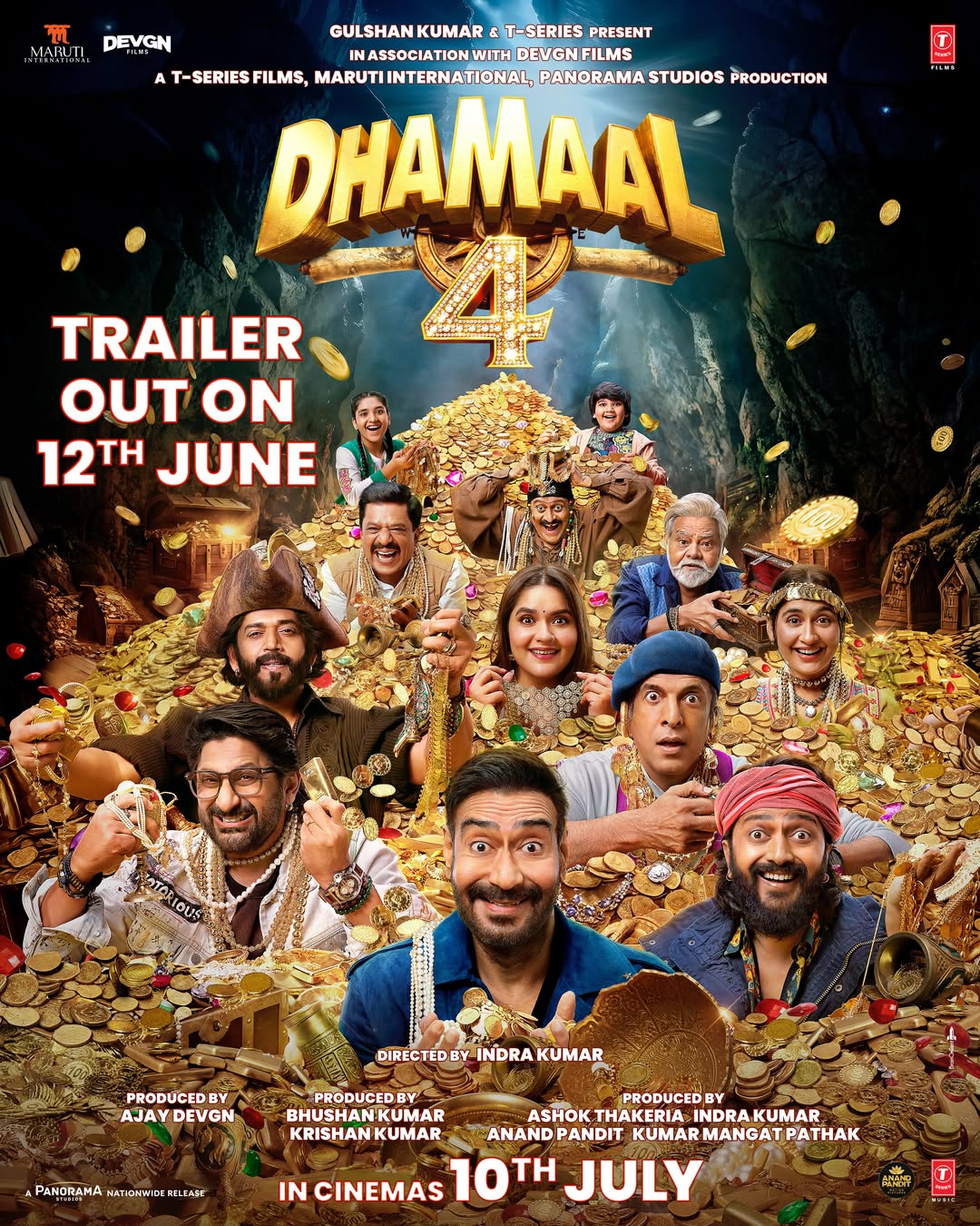 Dhamaal 4 trailer announcement poster image