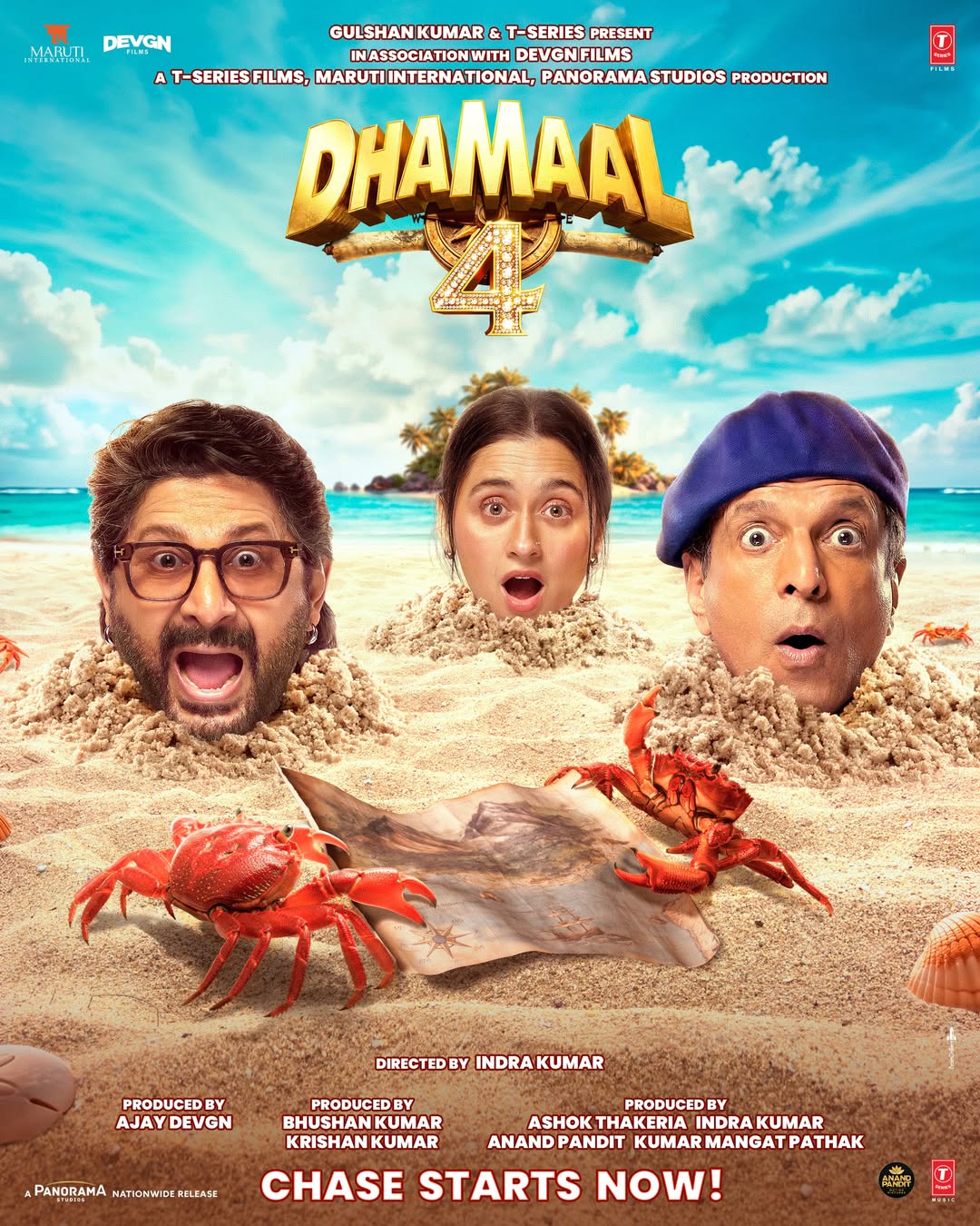 Dhamaal 4 chase-themed official poster