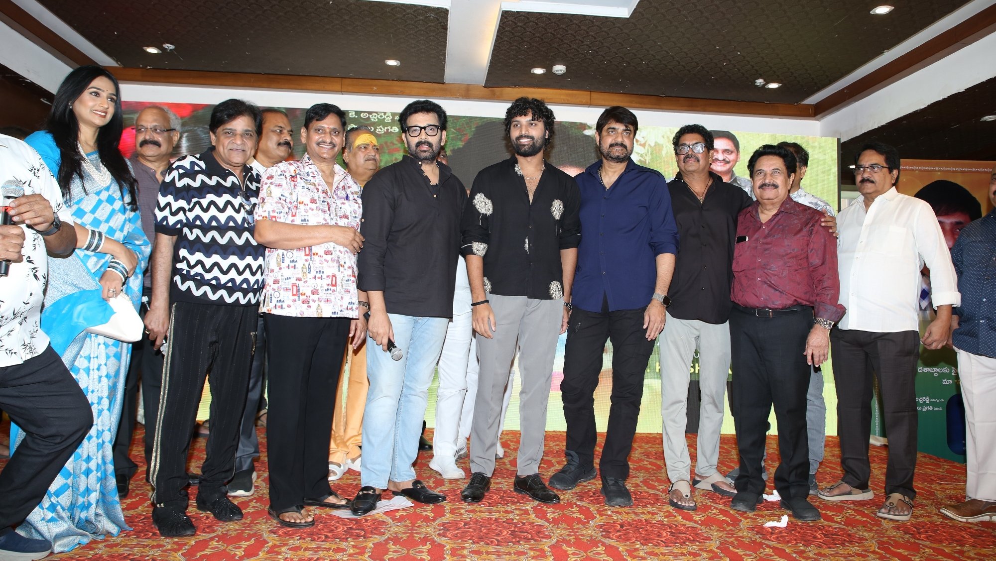 Celebrities attending SV Krishna Reddy birthday celebrations.