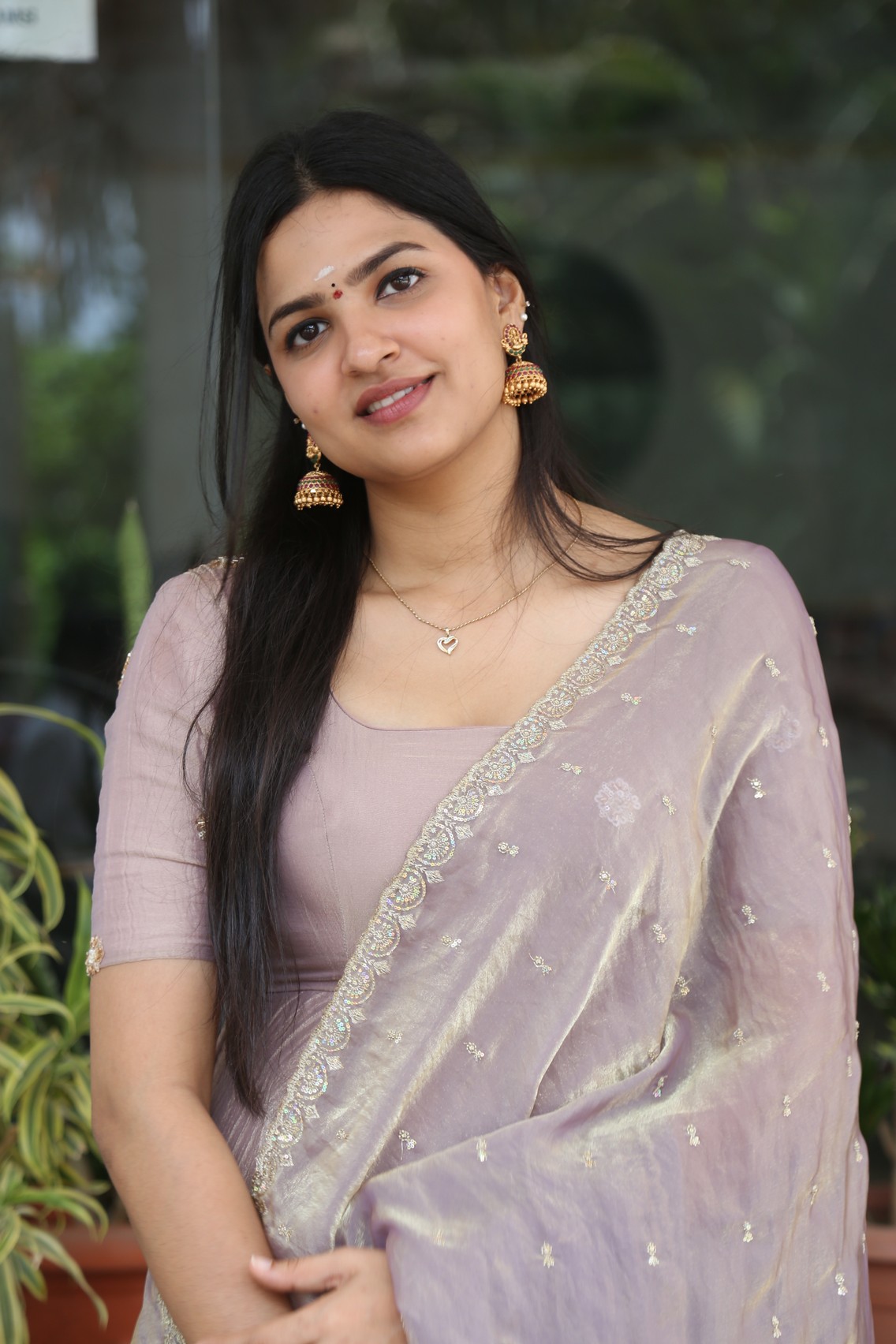 Divija Prabhakar stylish ethnic appearance