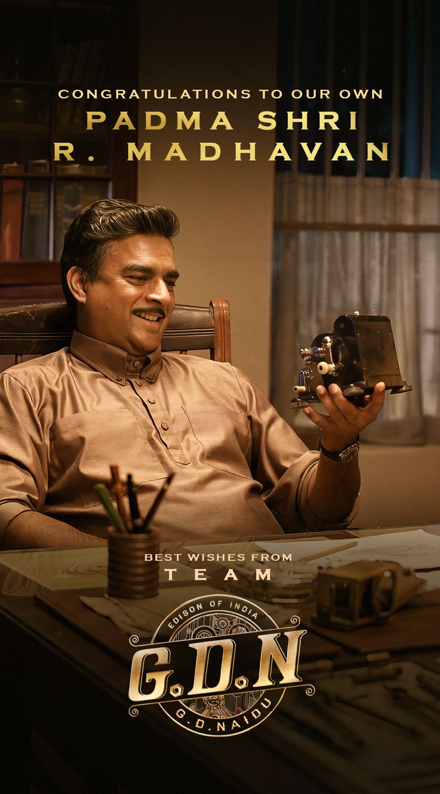 GD Naidu New Poster