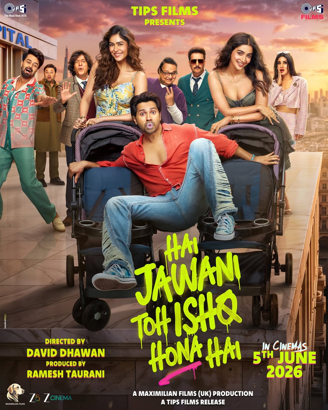 Hai Jawani Toh Ishq Hona Hai theatrical release poster
