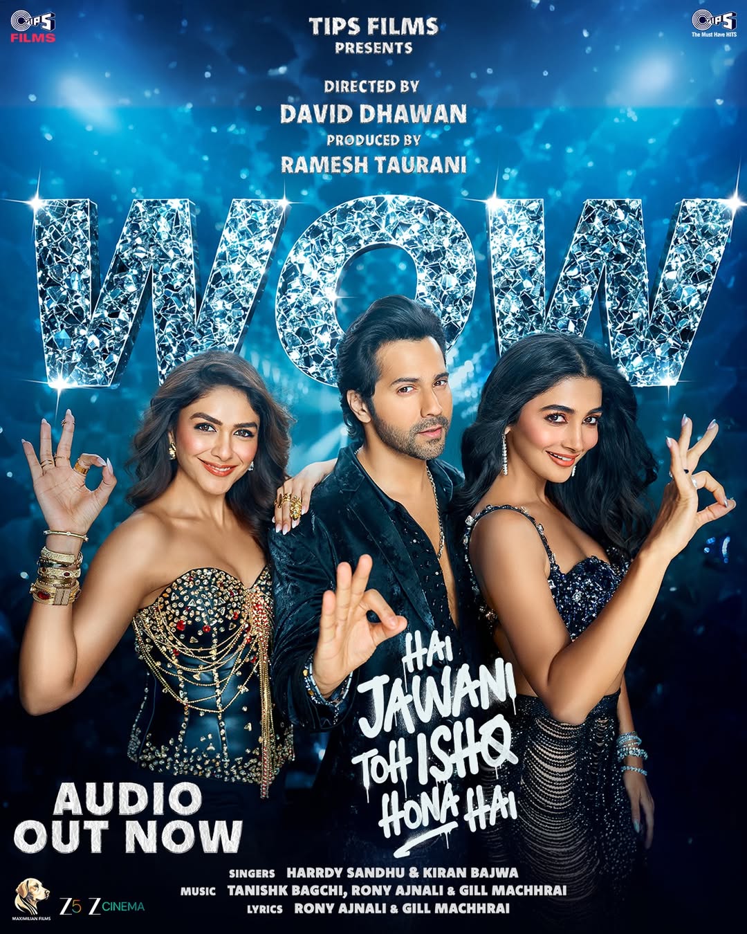 WOW song audio release poster