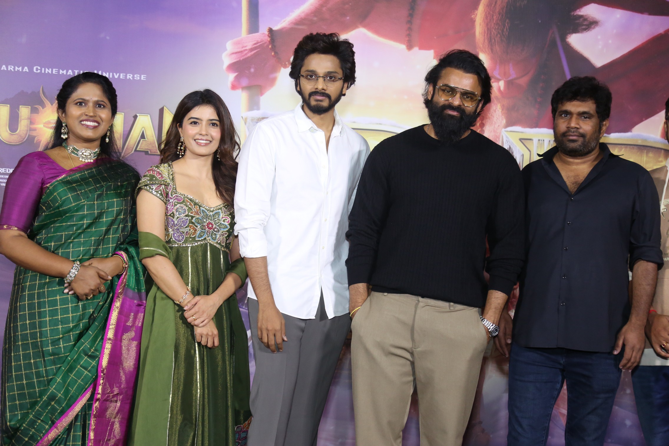 HanuMan 3D release event team