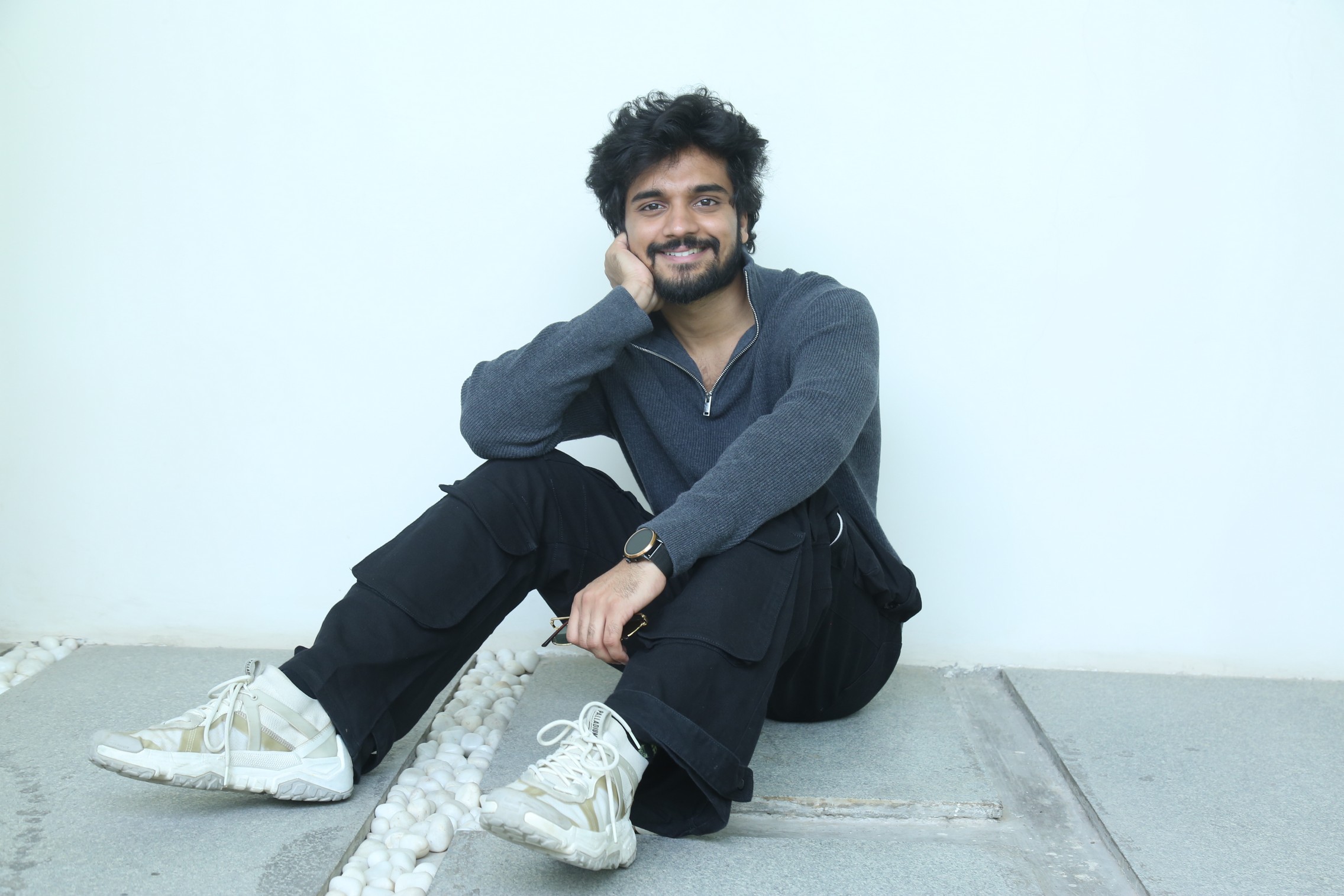 Harshith Reddy hoodie sneaker look