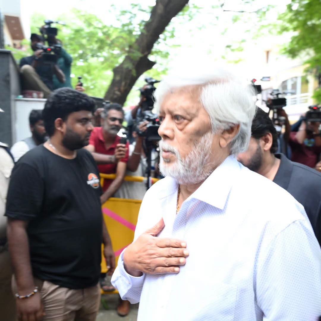 In Photos: Rajinikanth, Vijay, and Kollywood Celebs Pay Tribute to K Bhagyaraj