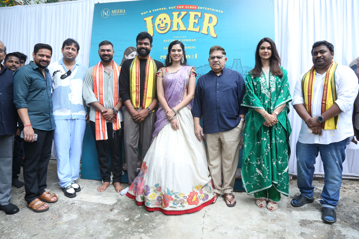 Joker movie team group picture at launch