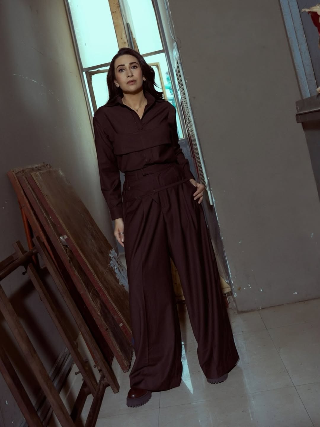 Karisma Kapoor showcases sophisticated power dressing