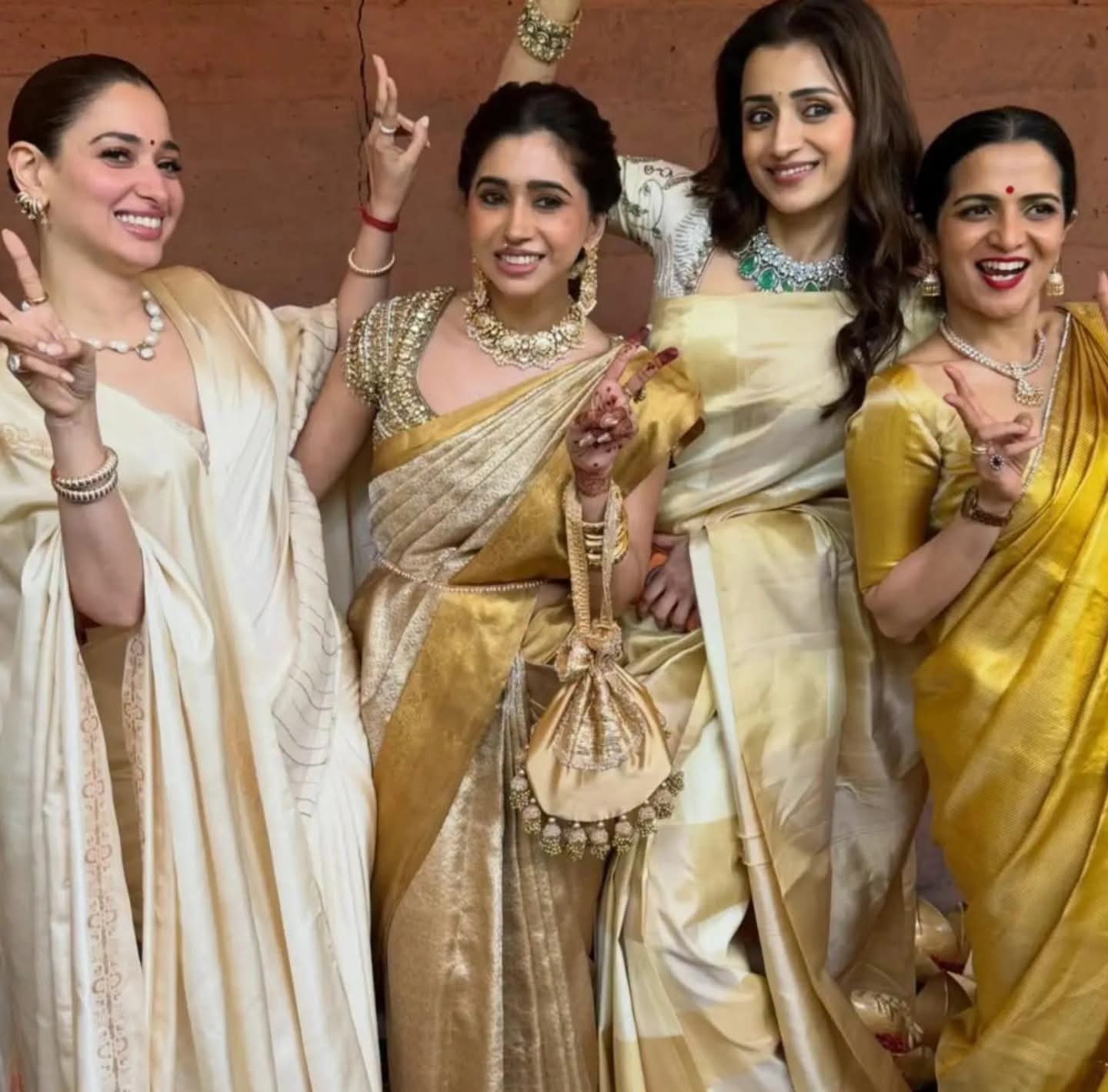Khushbu's Daughter Avantika Wedding Photos Go Viral, Trisha and Aarthi Ravi Attend