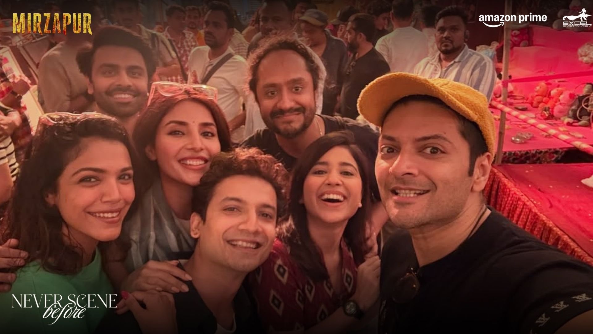 Mirzapur The Movie cast selfie