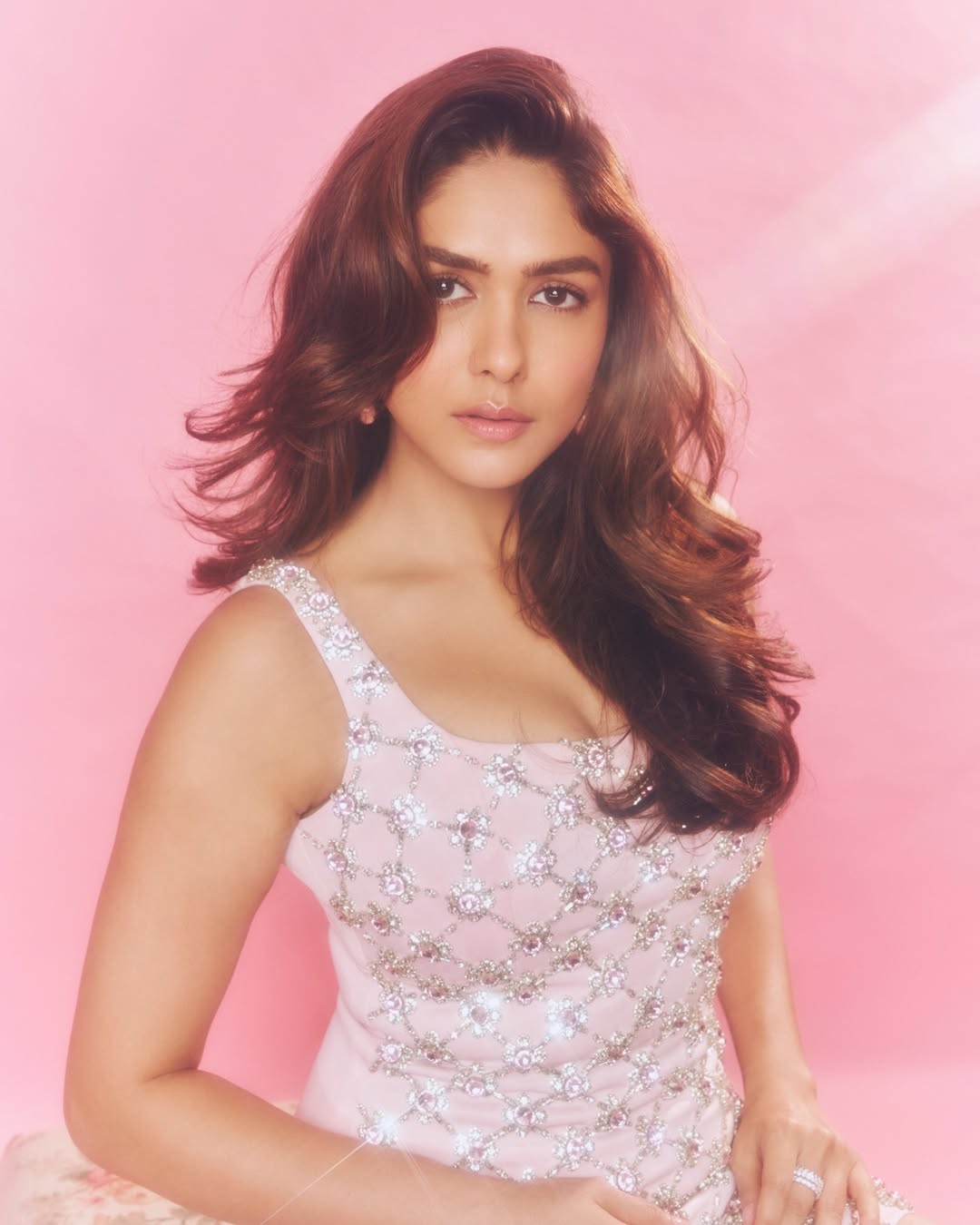Mrunal Thakur stylish celebrity portrait
